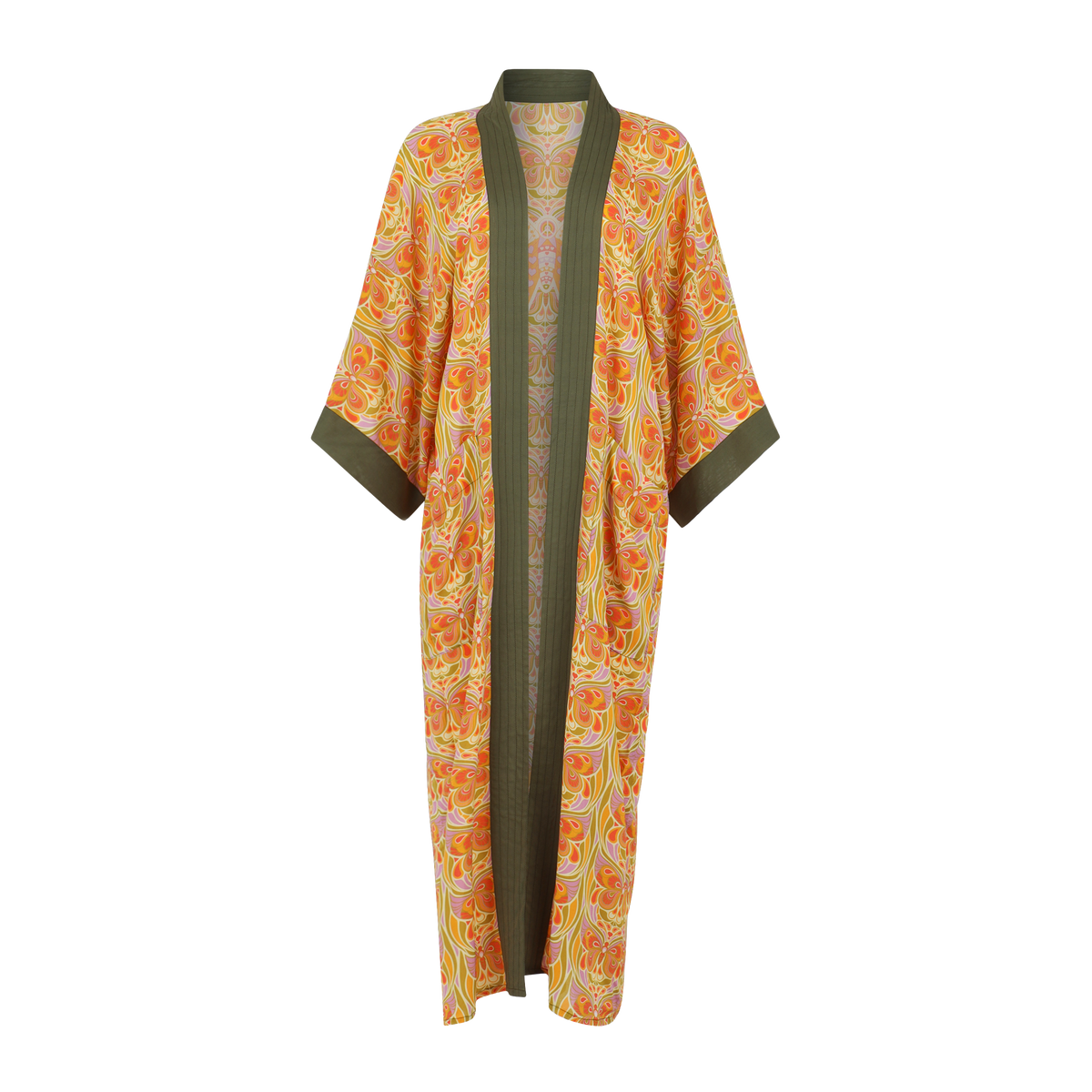 Butterfly Effect Citrus Duster Robe