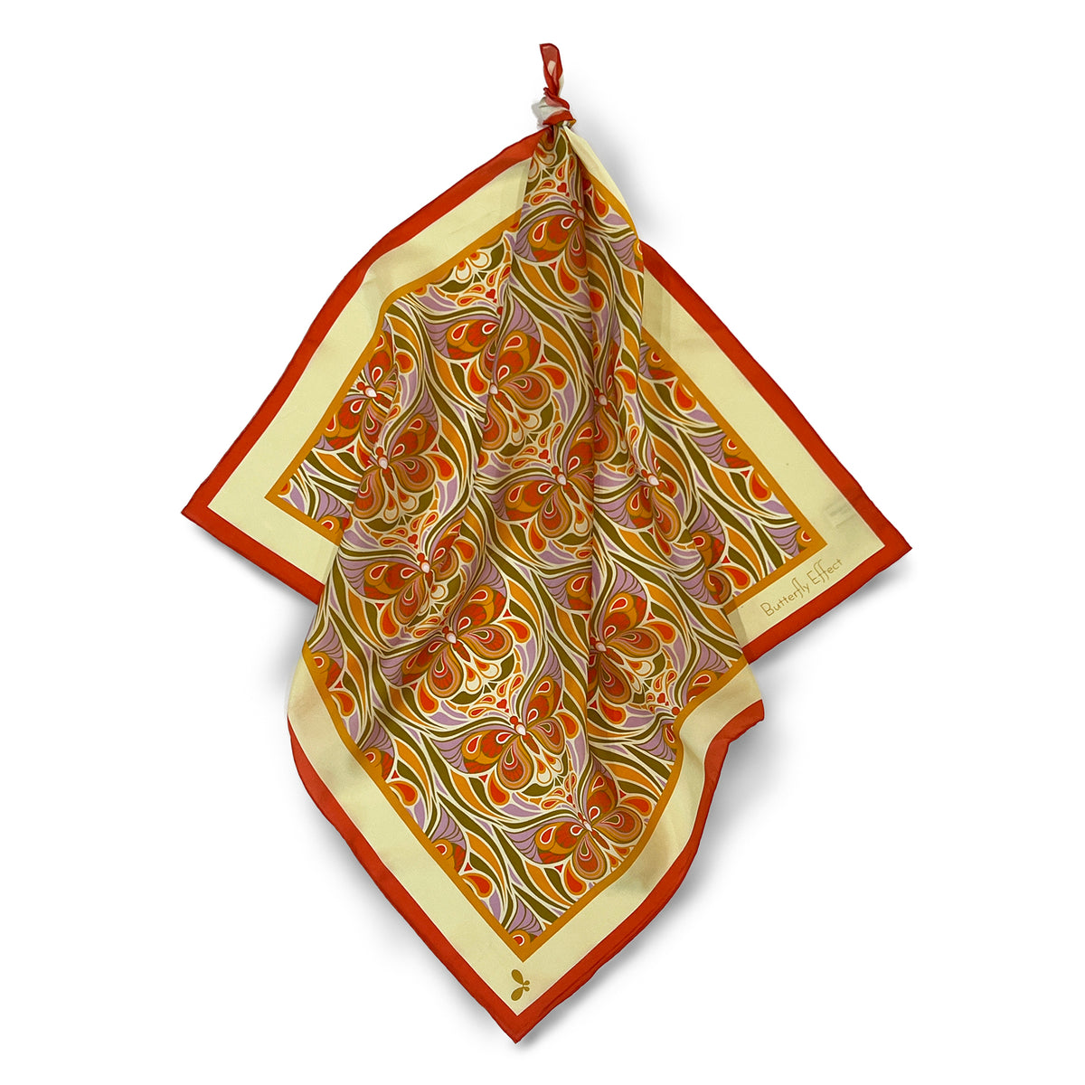 Butterfly Effect Citrus Cotton Bandana