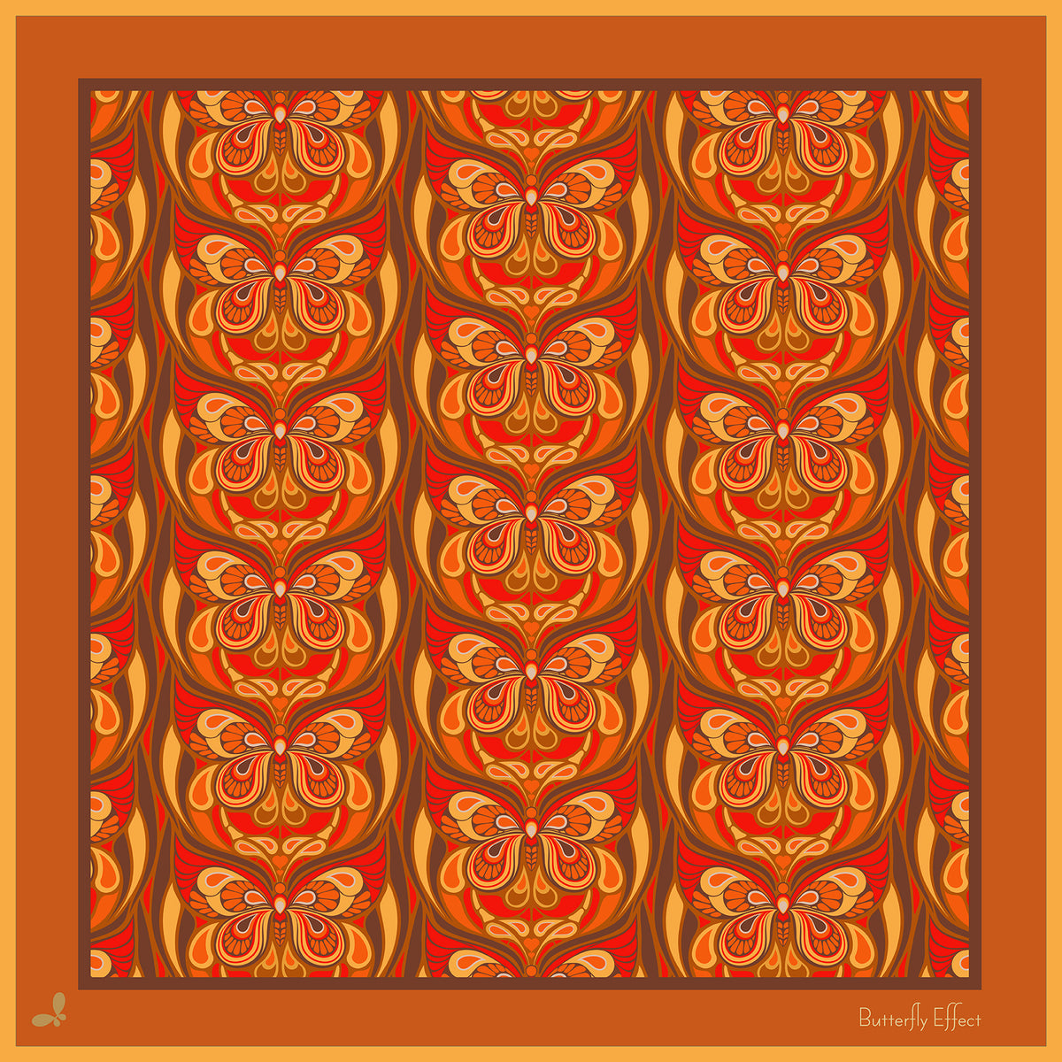 Butterfly Effect Sunset Silk Bandana