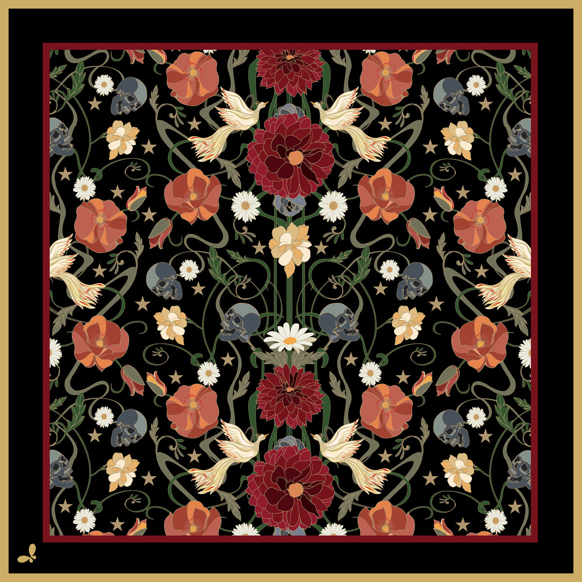 Dahlia Cotton Bandana