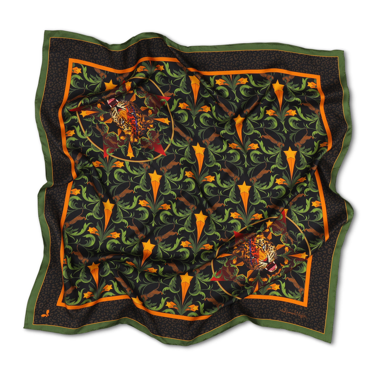 Hollywood Nights Large Silk Scarf