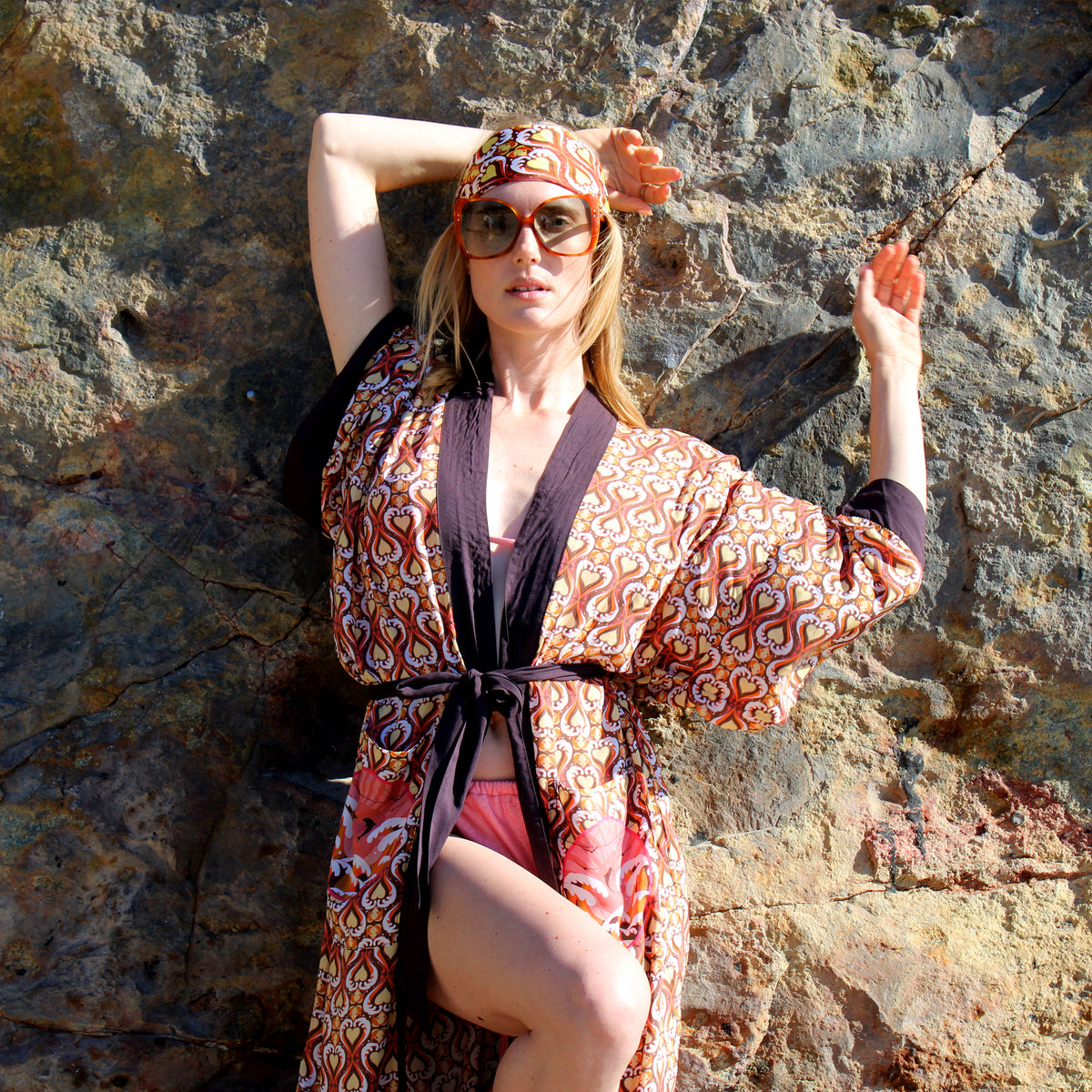 Surfrider Sunset Silk Bandana