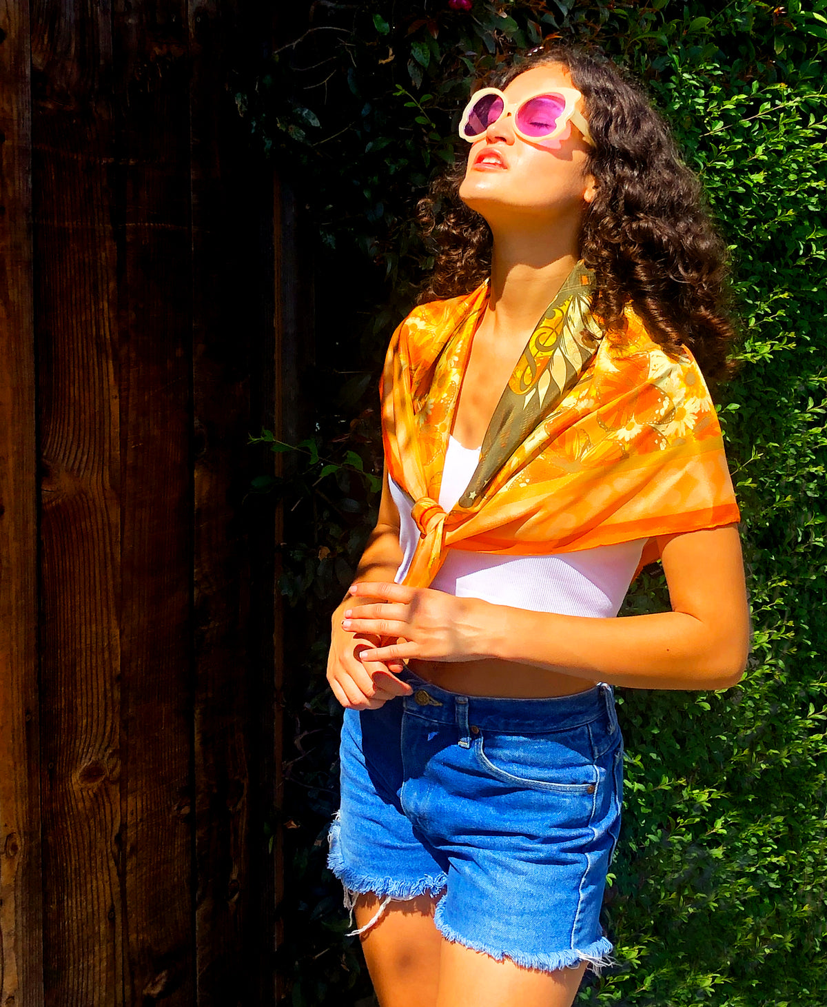 Laurel Canyon Large Silk Scarf