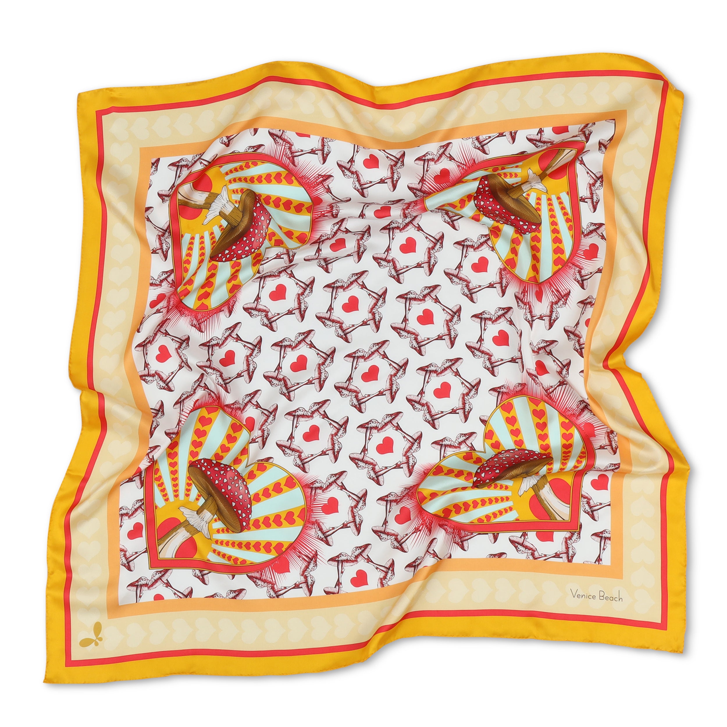 Venice Beach Large Silk Scarf