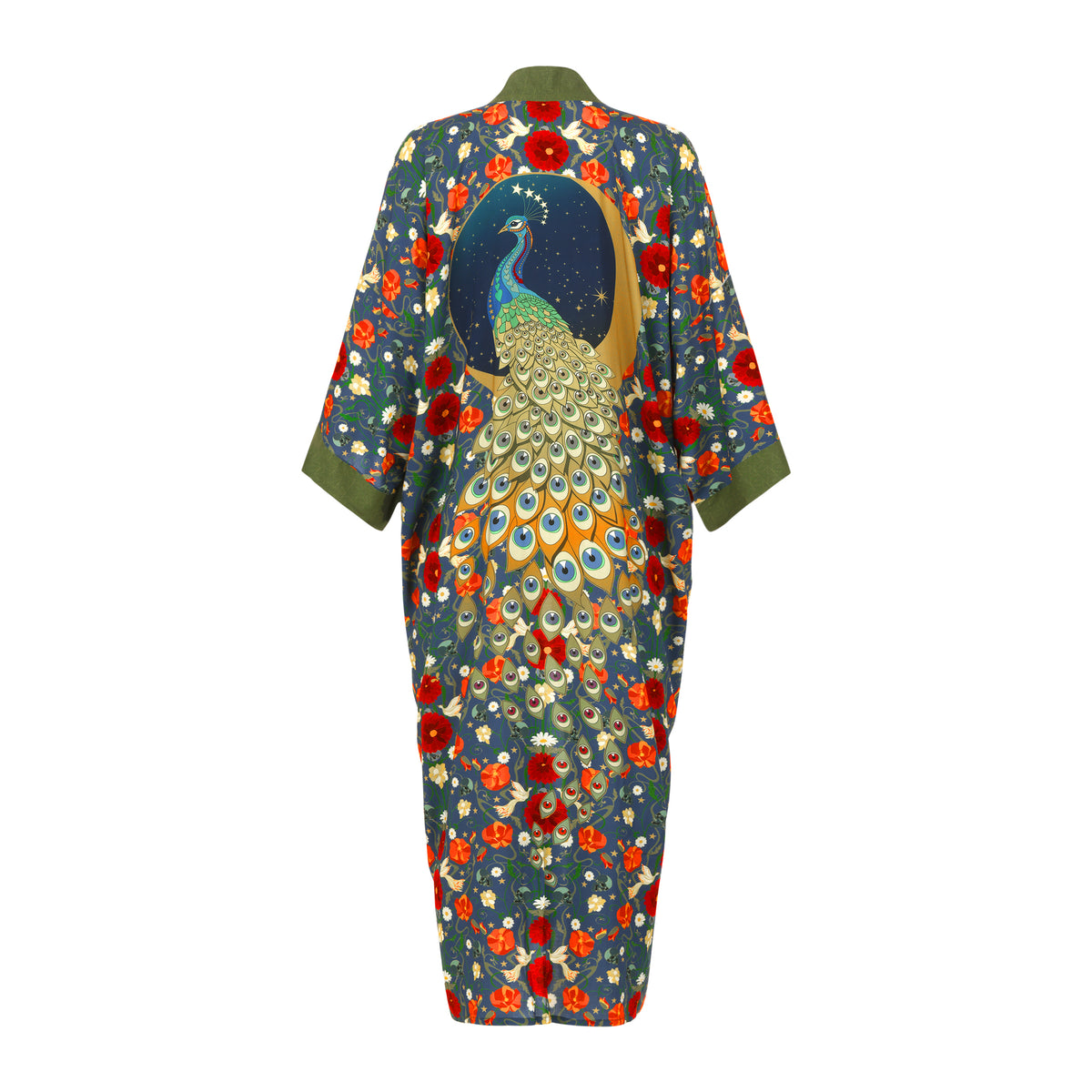Dahlia Sapphire Duster Robe