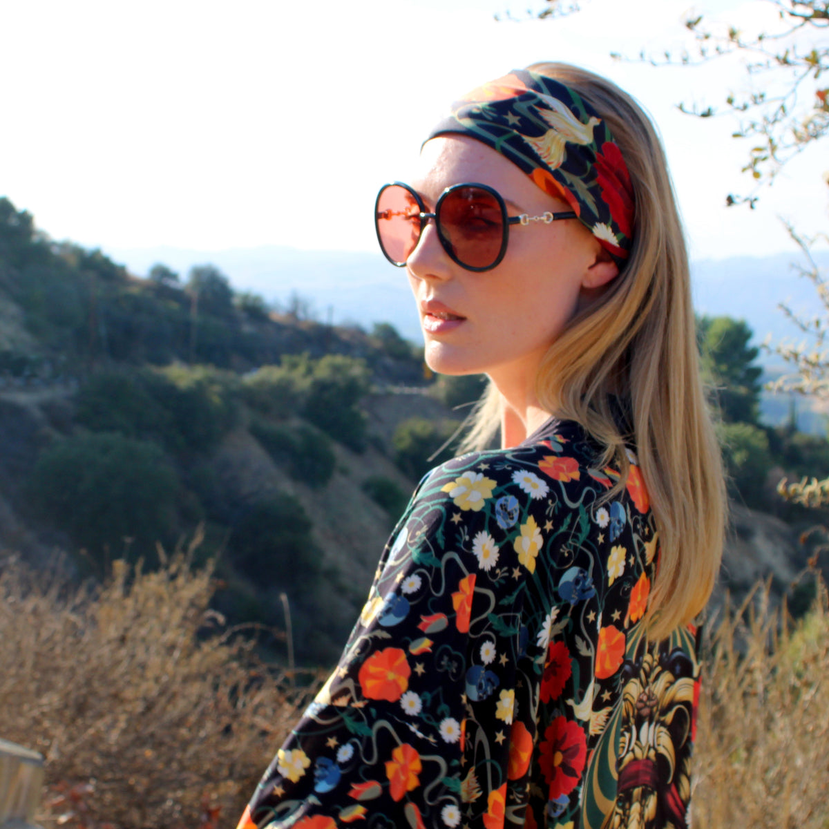Dahlia Cotton Bandana