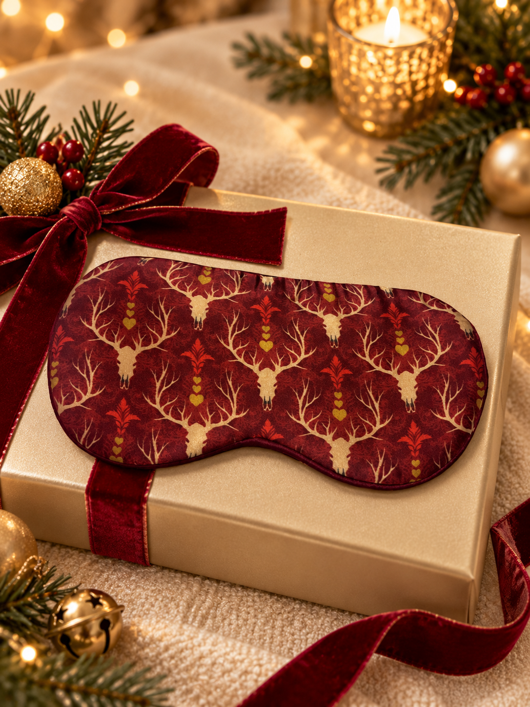 Big Bear Holiday Sleep Mask