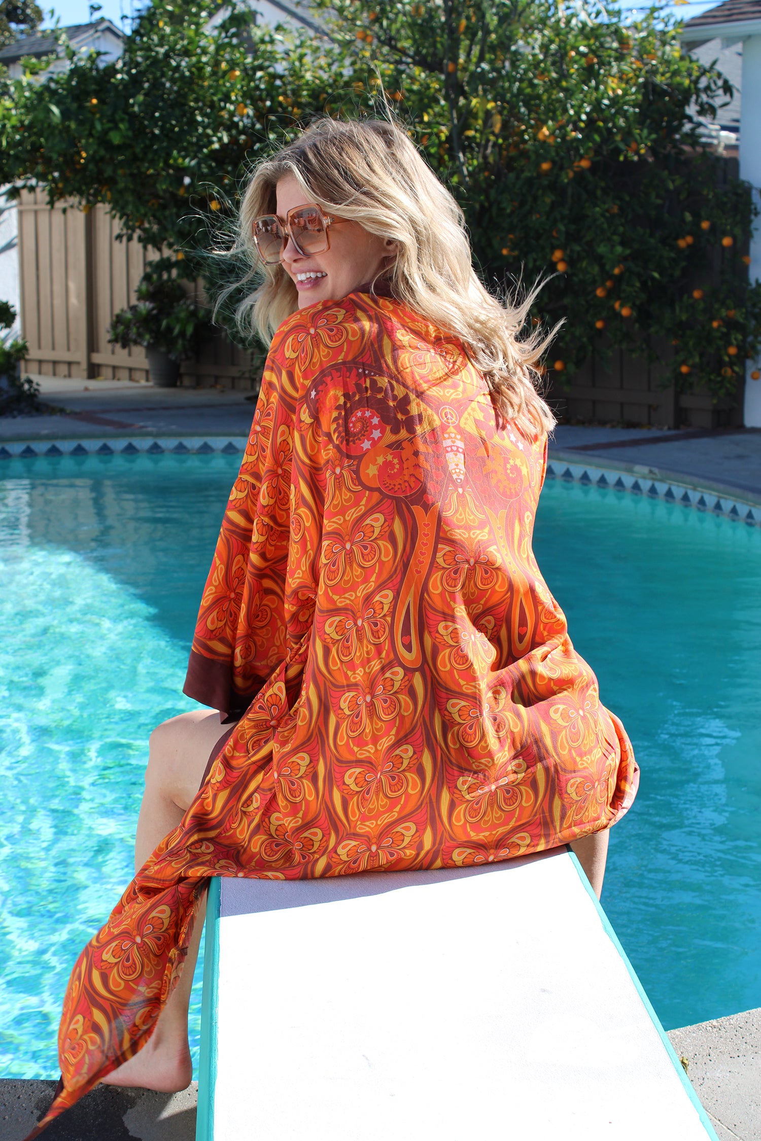 Butterfly Effect Sunset Kimono