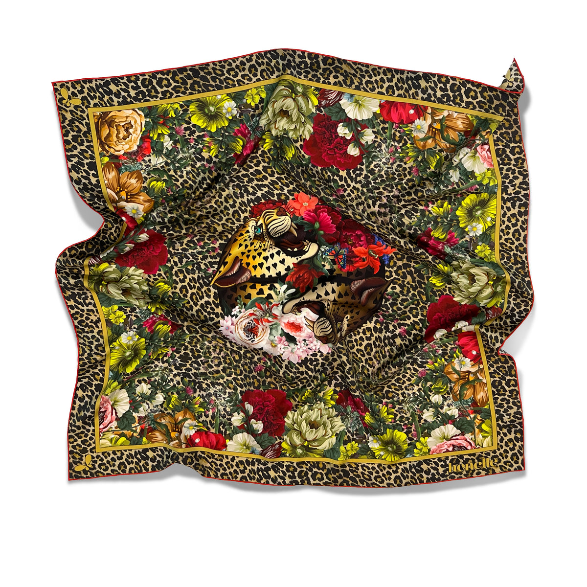 Wild Large Silk Scarf