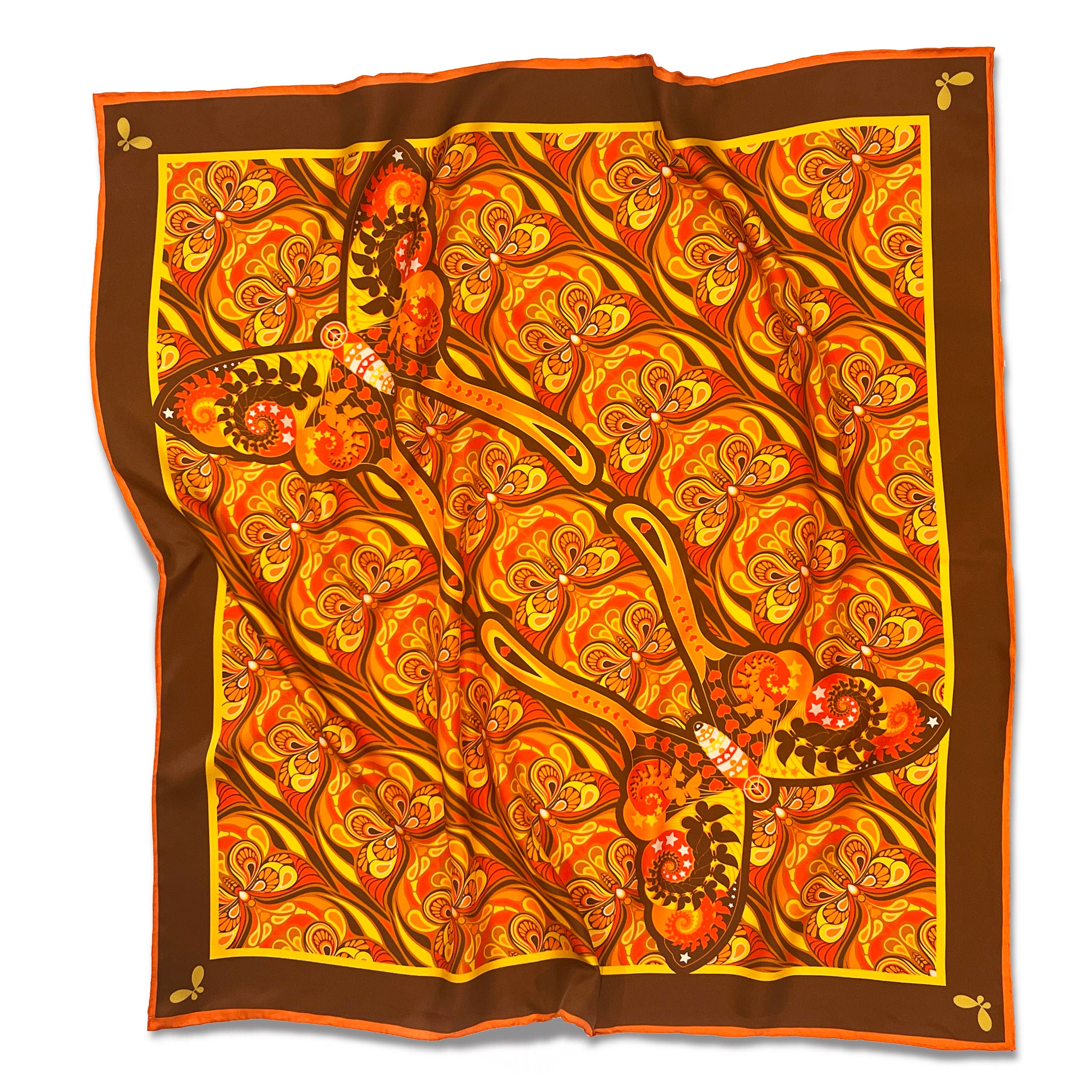 Butterfly Effect Sunset Large Silk Scarf