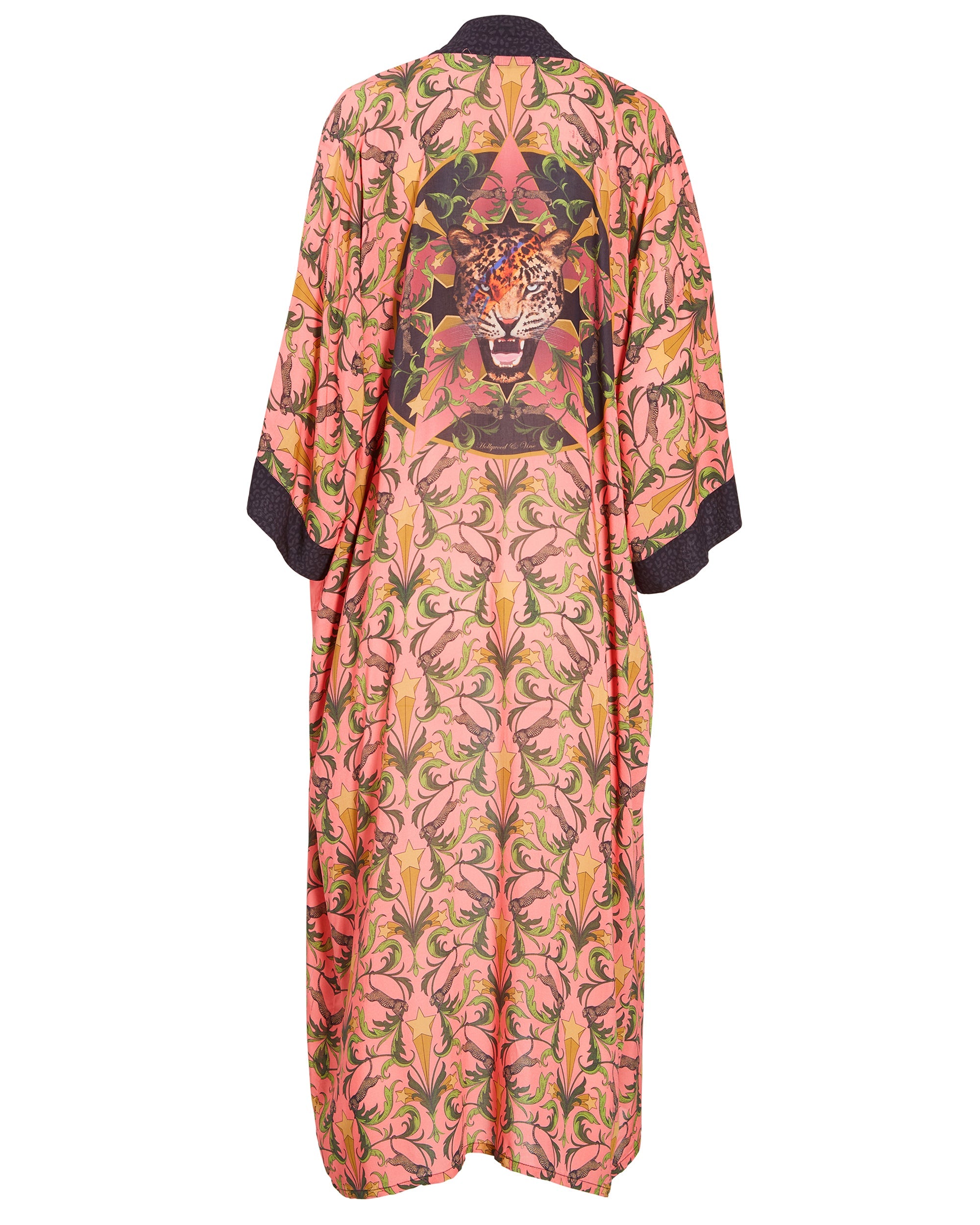 Hollywood Vine Kimono Robe & Sleep Mask Set