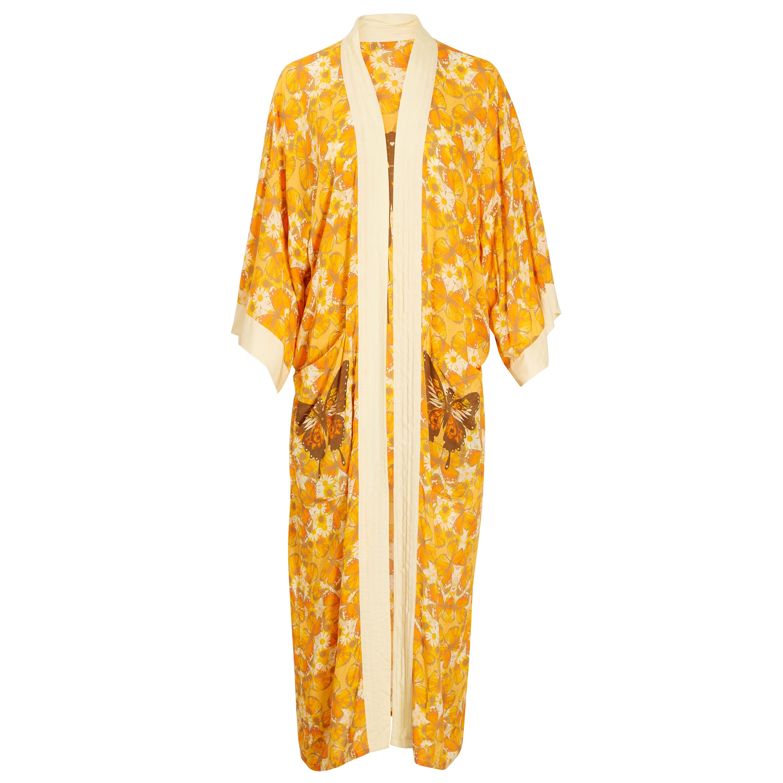 Laurel Canyon Kimono Robe and Sleep Mask Set.